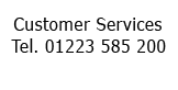Customer Services - 0871 246 3500, Fax 0871 246 3501
